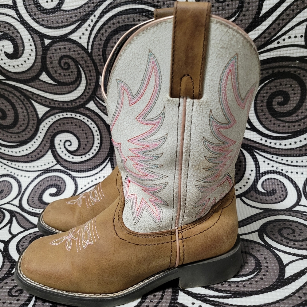Girls Shyanne Cowgirl Boots - Picture 2 of 7